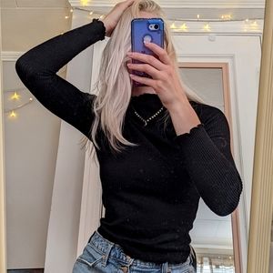 🖤Black turtle neck